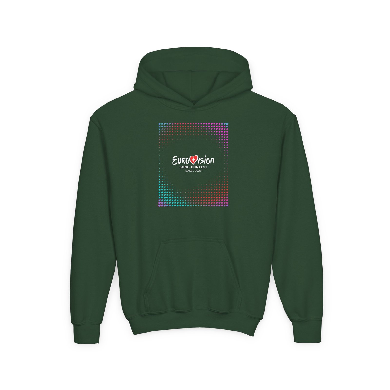Youth Eurovision Unity Shapes Love Heavy Blend Hooded Sweatshirt