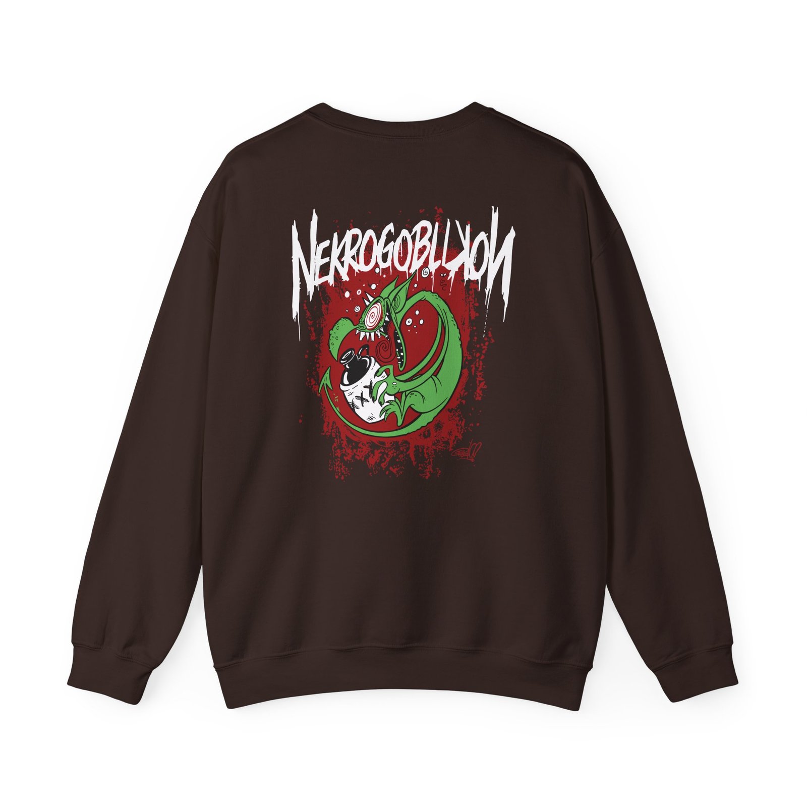 Nekrogoblikon Drunk Goblin Unisex Heavy Blend™ Crewneck Sweatshirt