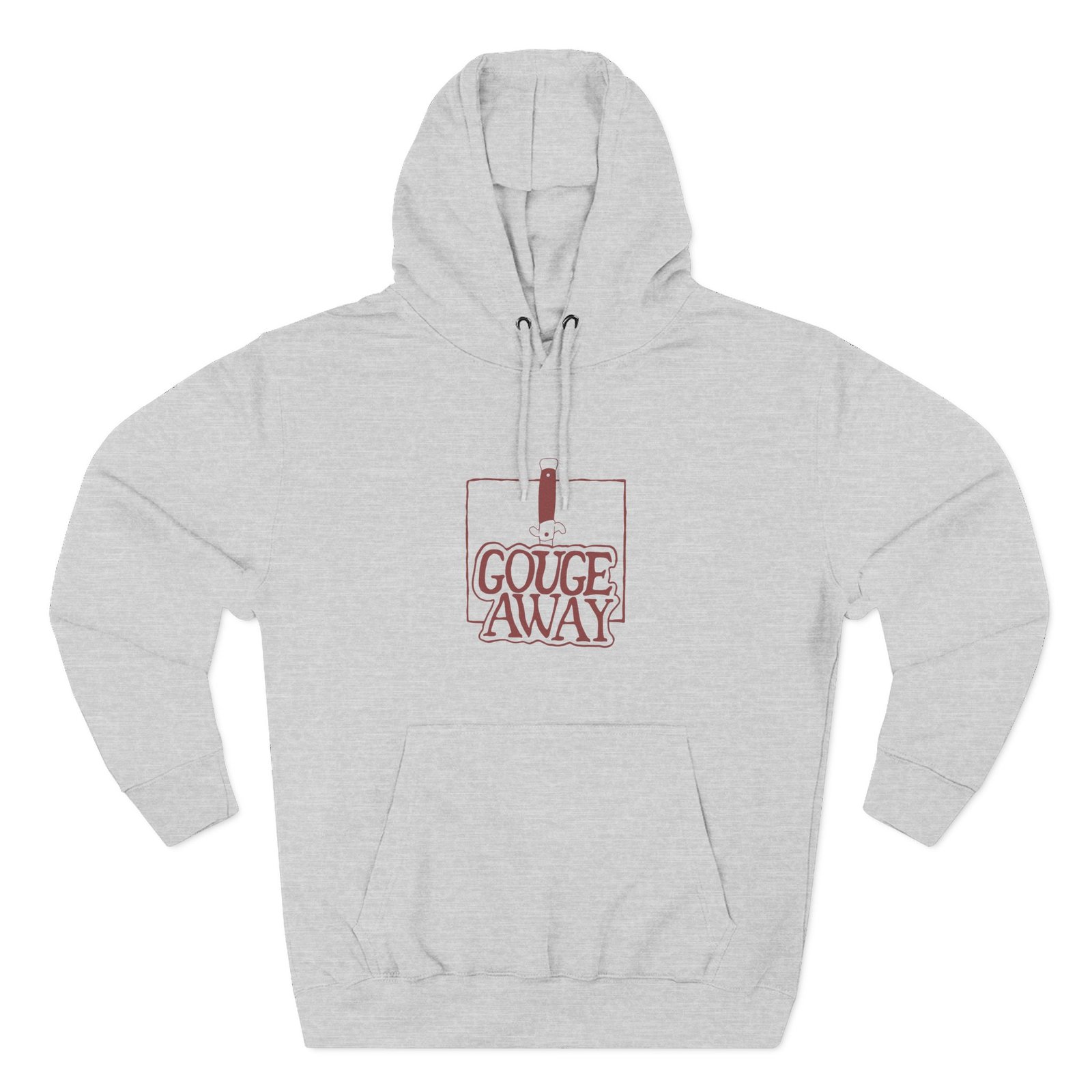 Gouge Away Knife Three-panel Fleece Hoodie