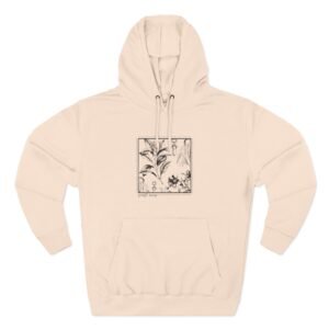 Gouge Away Wildflowers Three-panel Fleece Hoodie
