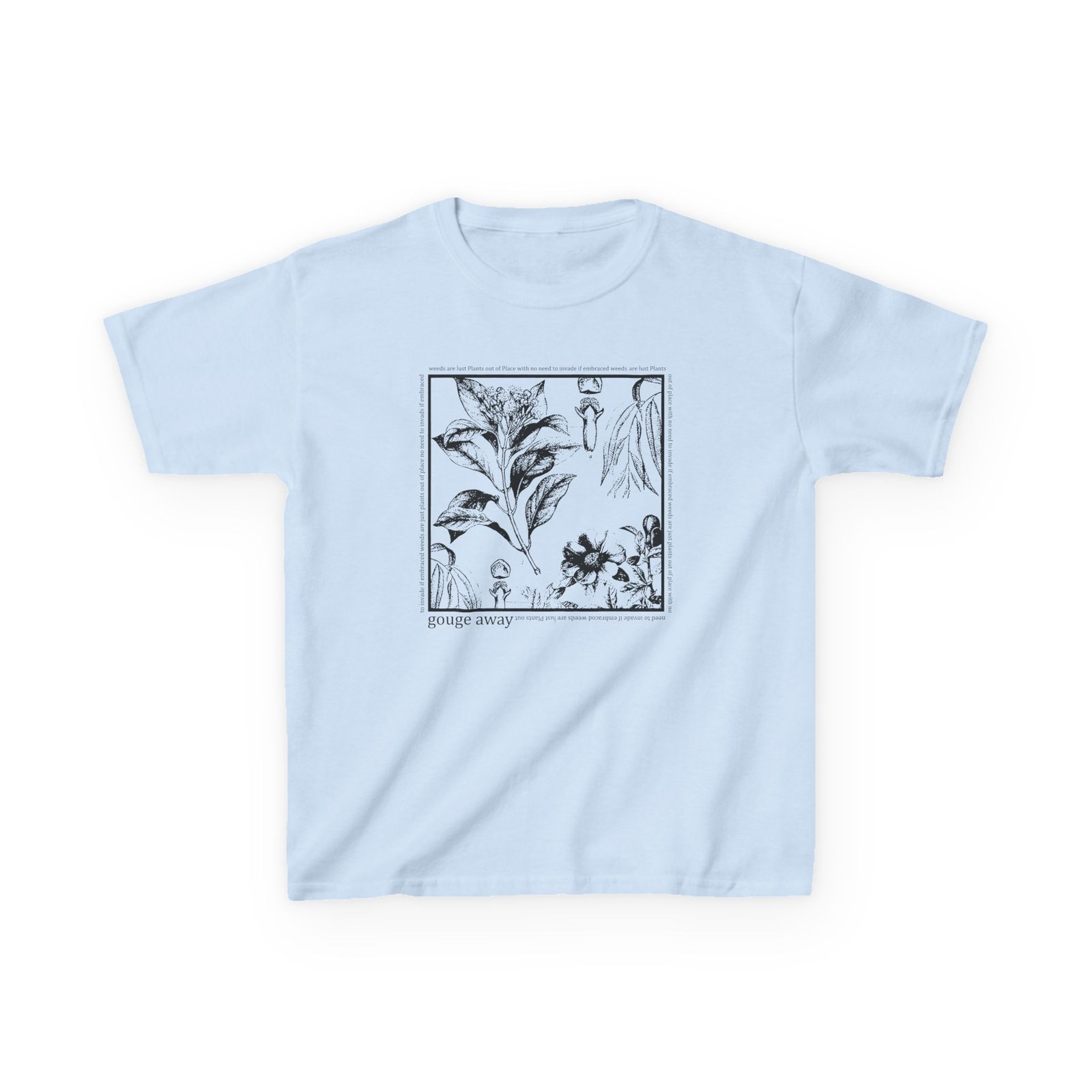 Kids Gouge Away Wildflowers Heavy Cotton™ Tee