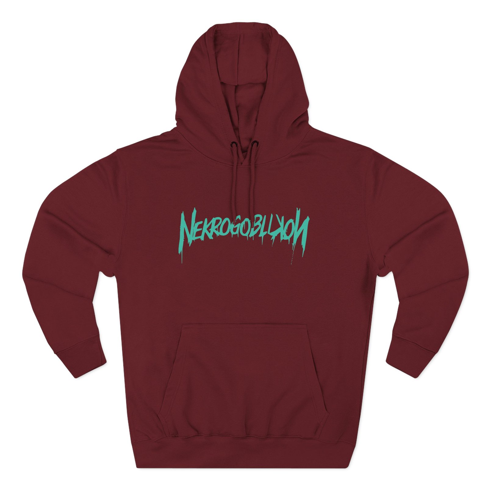 Nekrogoblikon Goblin Mode Crystal Wash Three-panel Fleece Hoodie