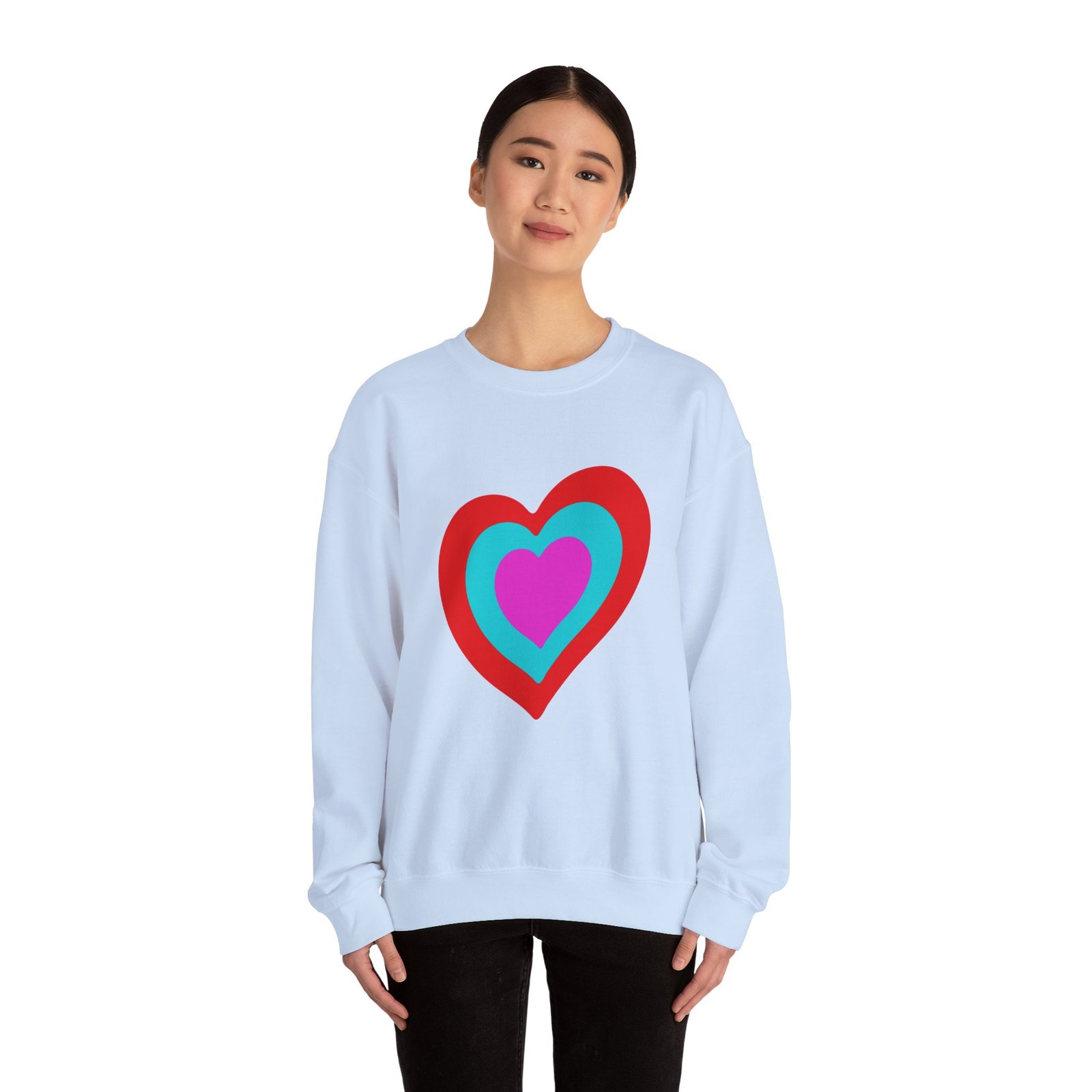 Eurovision Heart Unisex Heavy Blend Crewneck Sweatshirt