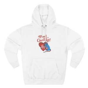 Chat Pile Chat Rat Three-Panel Fleece Hoodie