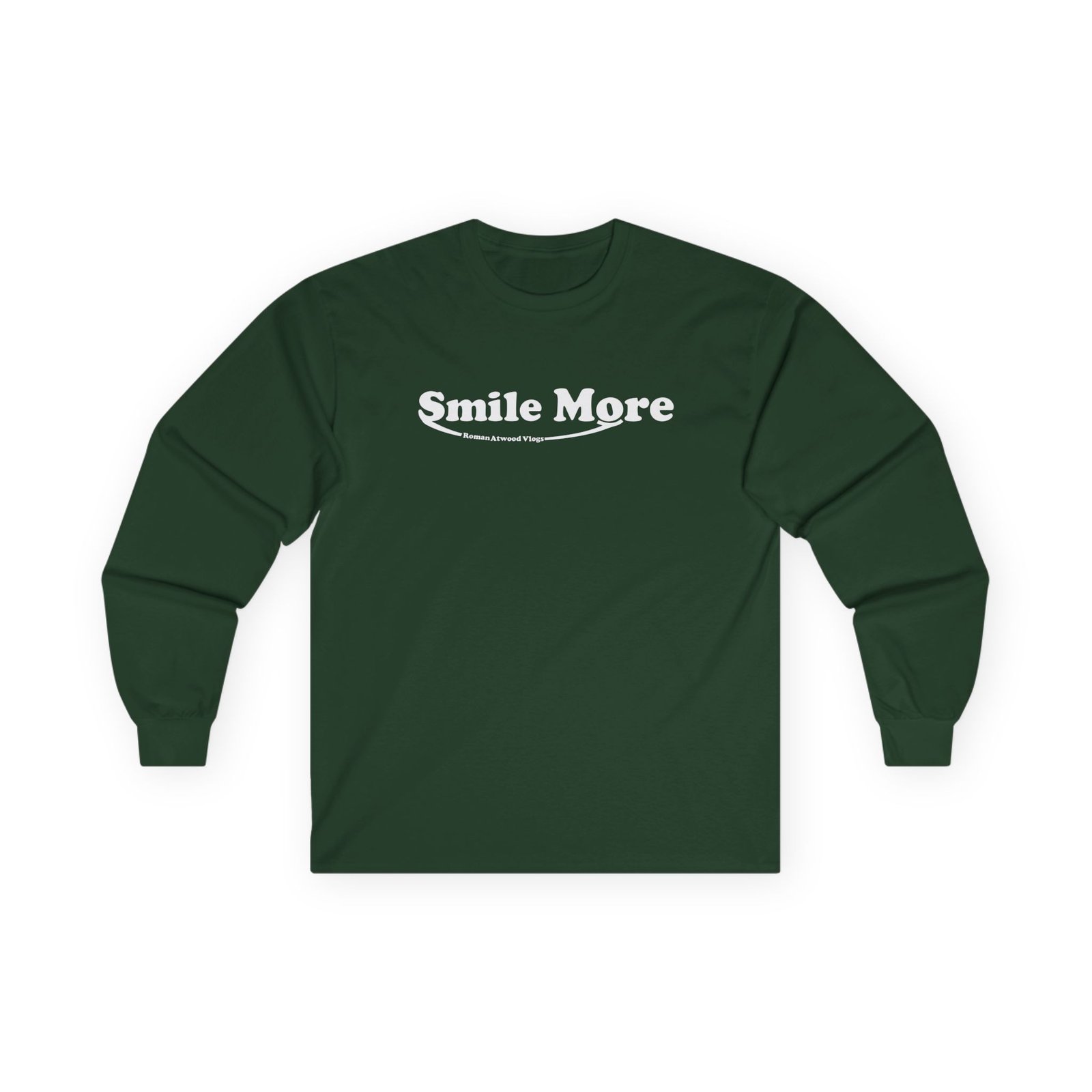 Roman Atwood Smile More Unisex Ultra Cotton Long Sleeve Tee