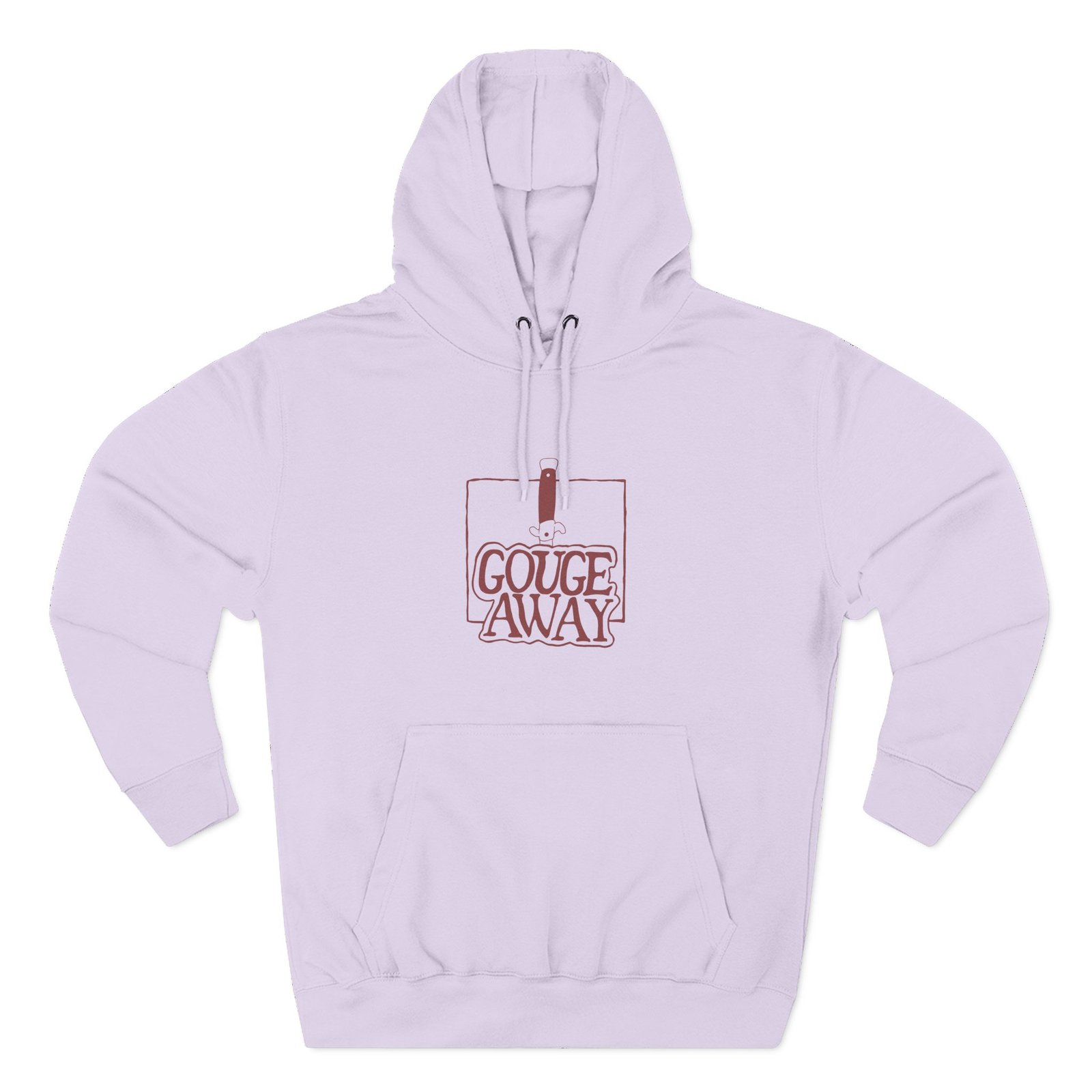 Gouge Away Knife Three-panel Fleece Hoodie