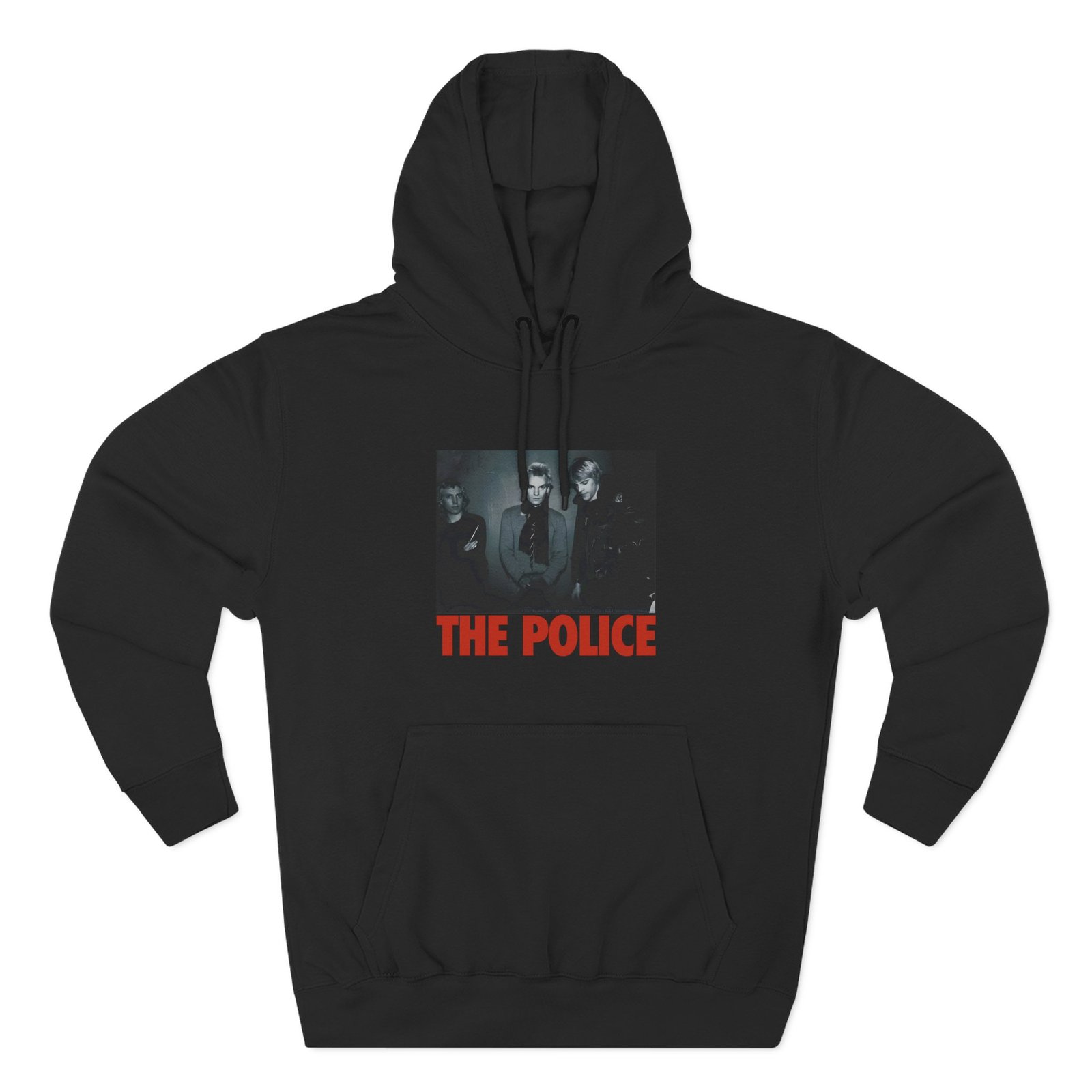 The Police Against the Wall Three-panel Fleece Hoodie