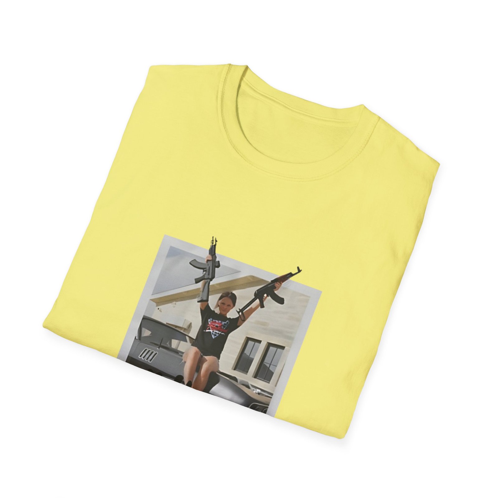 Roman Atwood Brittney in Texas Unisex Softstyle T-shirt