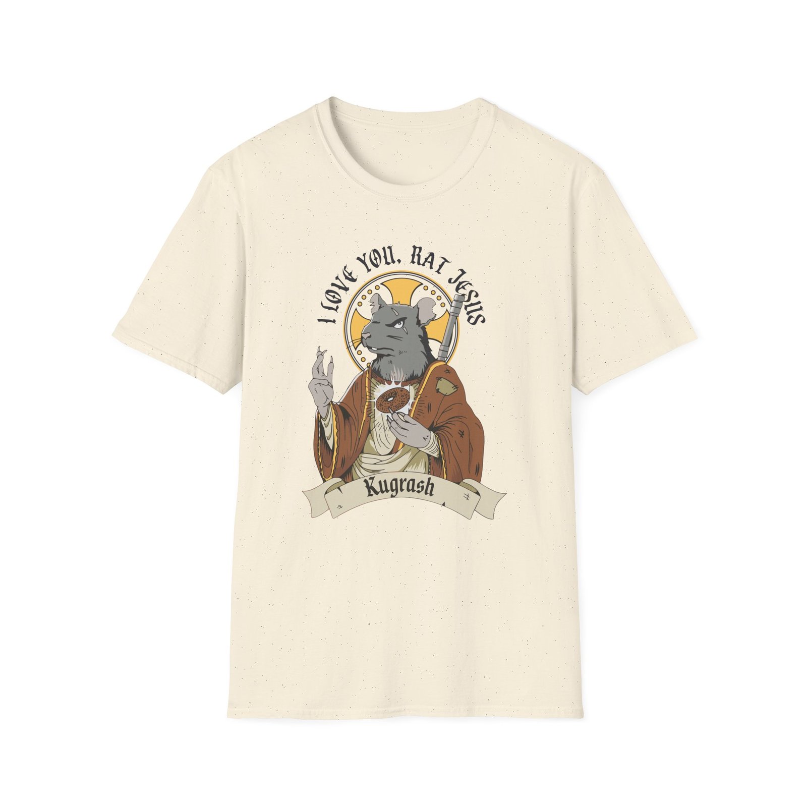 Dropout Rat Jesus Unisex Softstyle T-Shirt