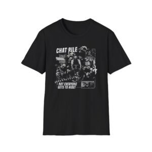 Chat Pile Weekly World News Unisex Softstyle T-Shirt