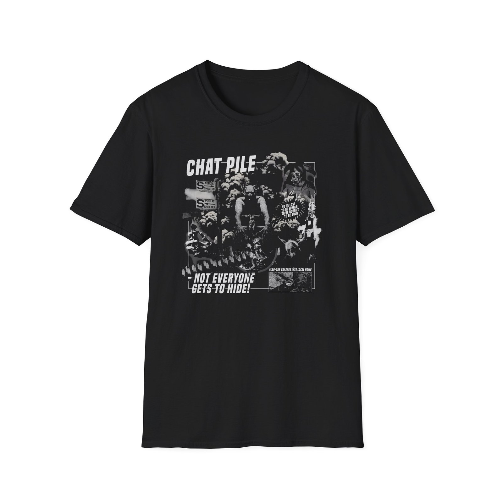 Chat Pile Weekly World News Unisex Softstyle T-Shirt