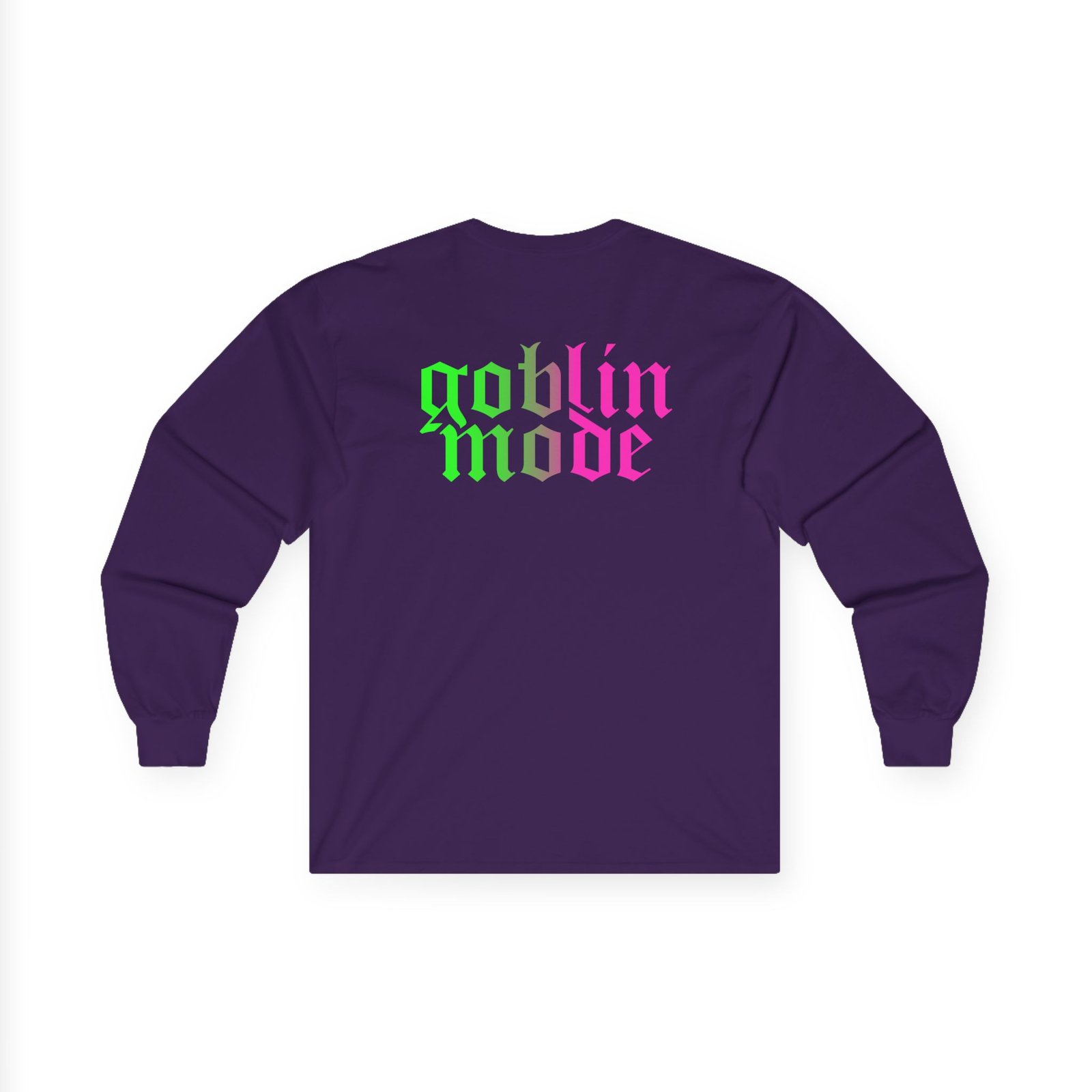 Nekrogoblikon Goblin Mode Wicked Ombre Unisex Ultra Cotton Long Sleeve Tee