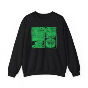 Chat Pile Green Rat Boy Unisex Heavy Blend Crewneck Sweatshirt