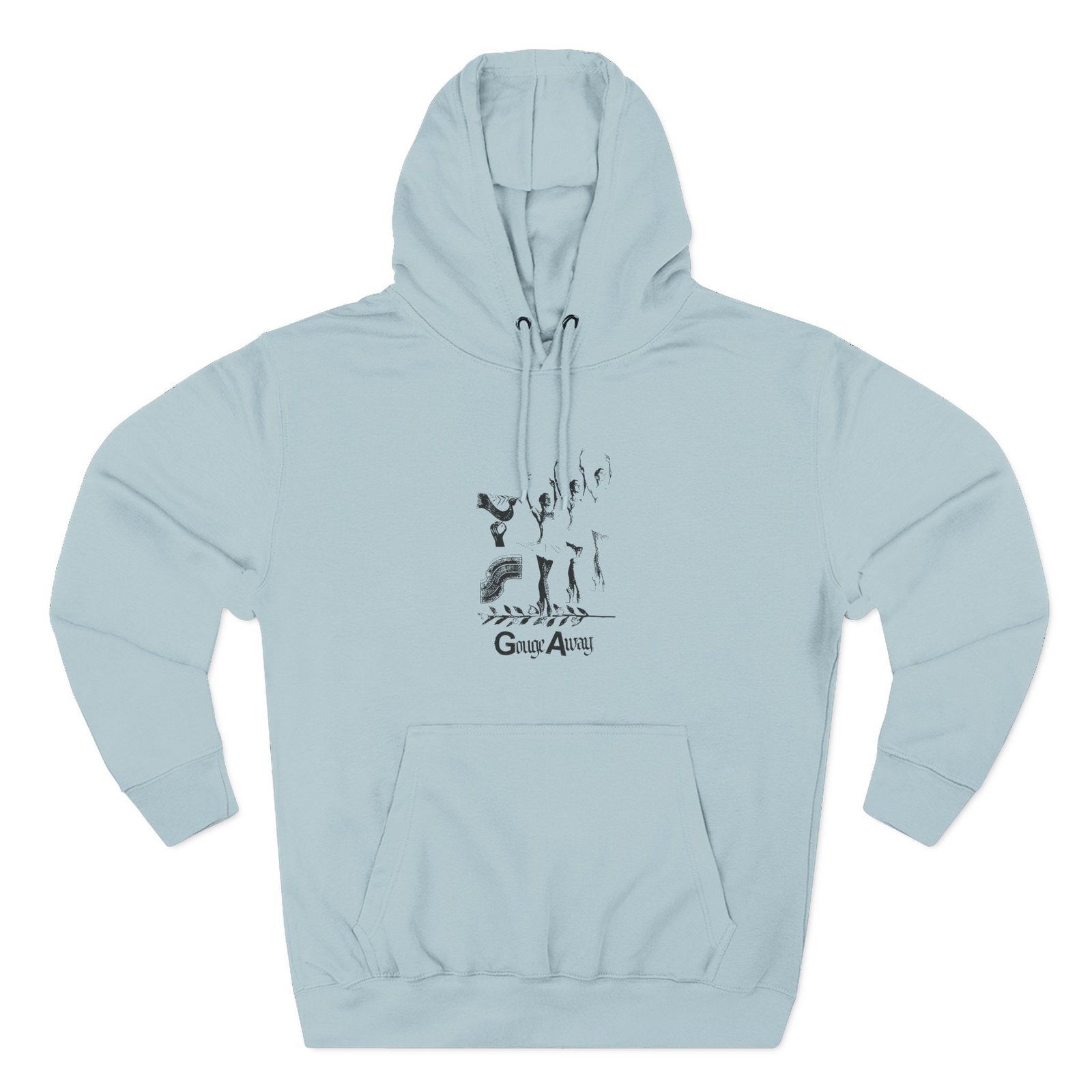 Gouge Away Dance Three-panel Fleece Hoodie