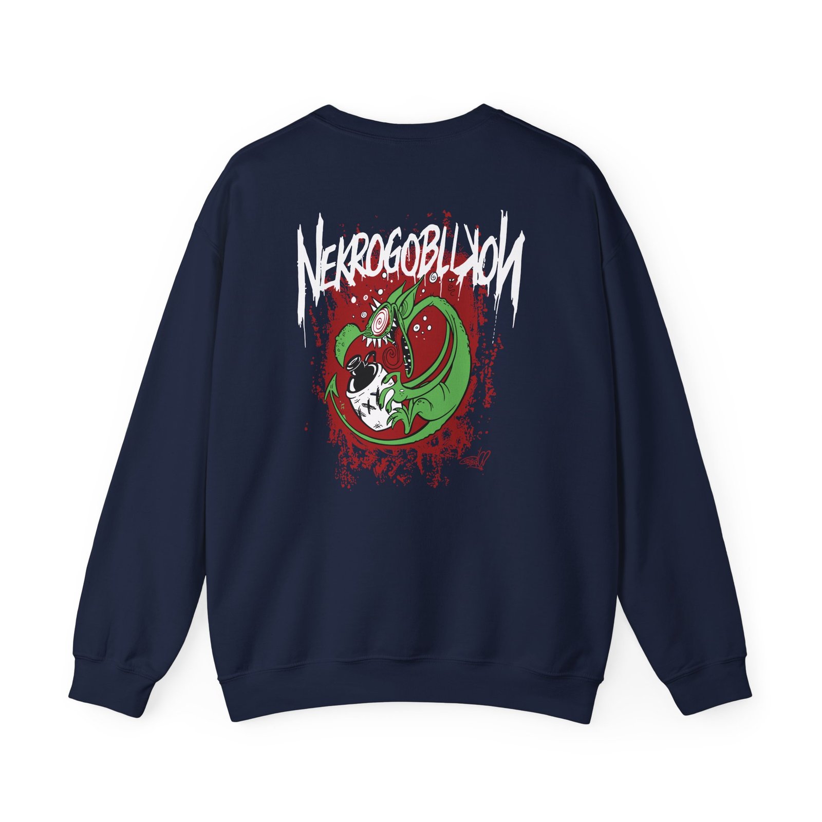 Nekrogoblikon Drunk Goblin Unisex Heavy Blend™ Crewneck Sweatshirt