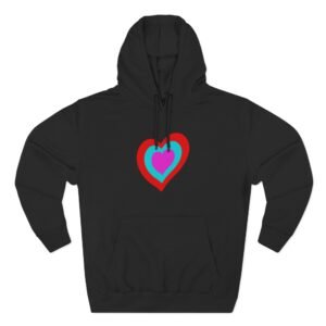 Eurovision Heart Three-panel Fleece Hoodie