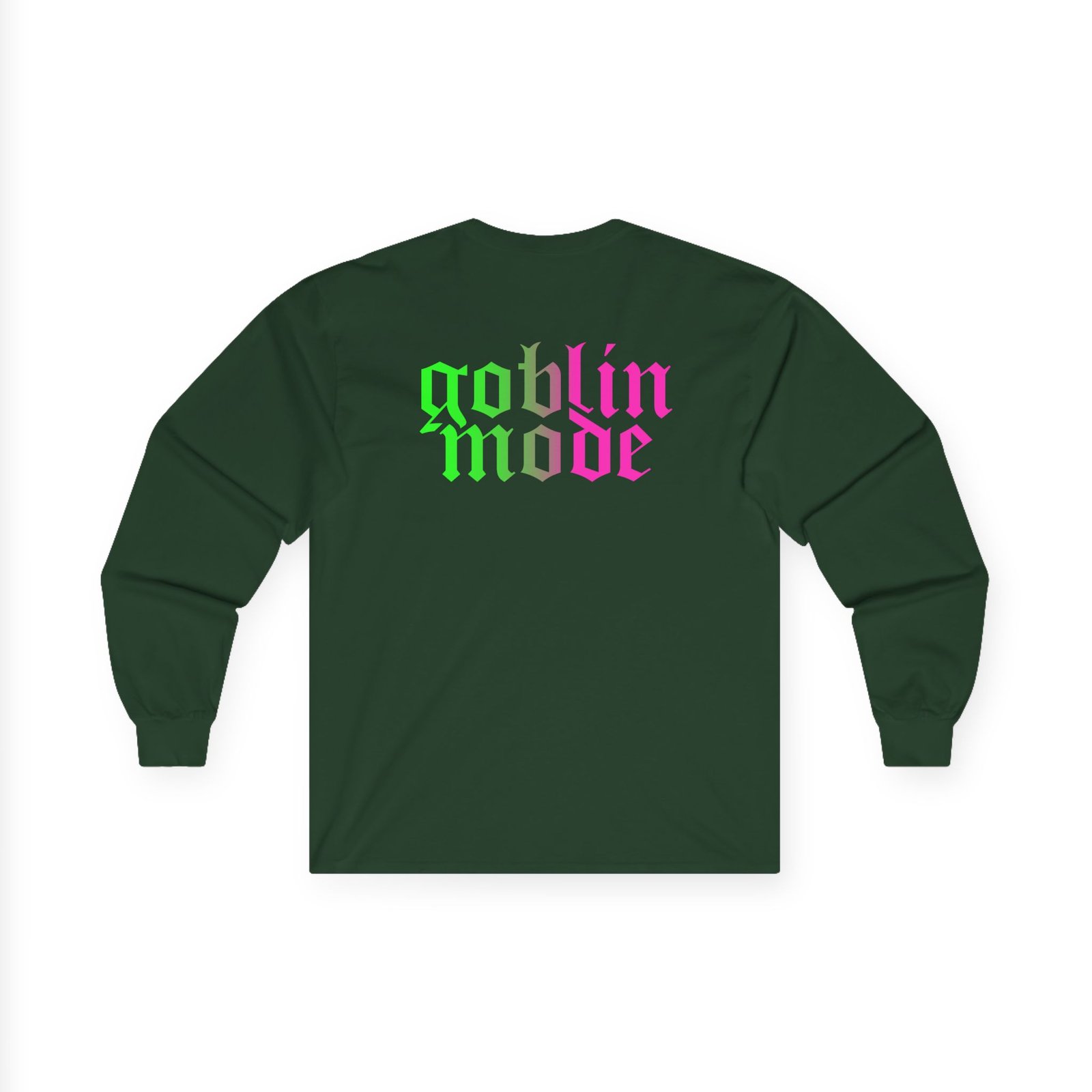 Nekrogoblikon Goblin Mode Wicked Ombre Unisex Ultra Cotton Long Sleeve Tee