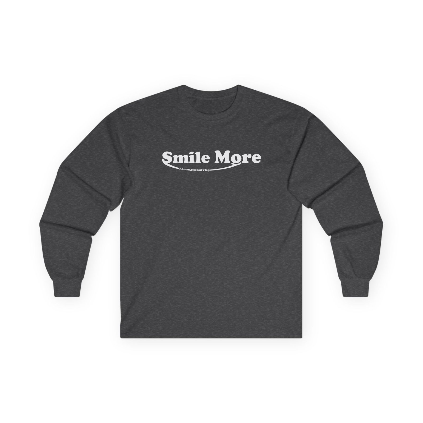 Roman Atwood Smile More Unisex Ultra Cotton Long Sleeve Tee