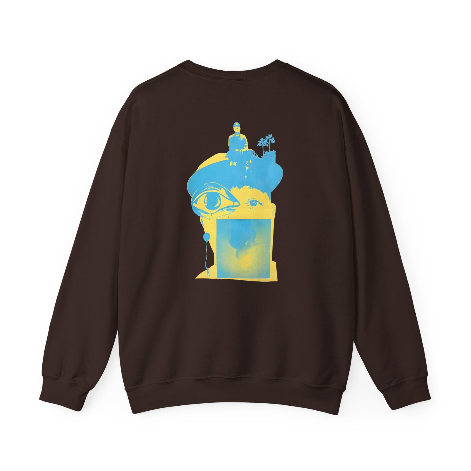 Mac Miller Balloonerism Eye Unisex Heavy Blend™ Crewneck Sweatshirt