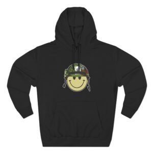 Roman Atwood Smiley Three-panel Fleece Hoodie