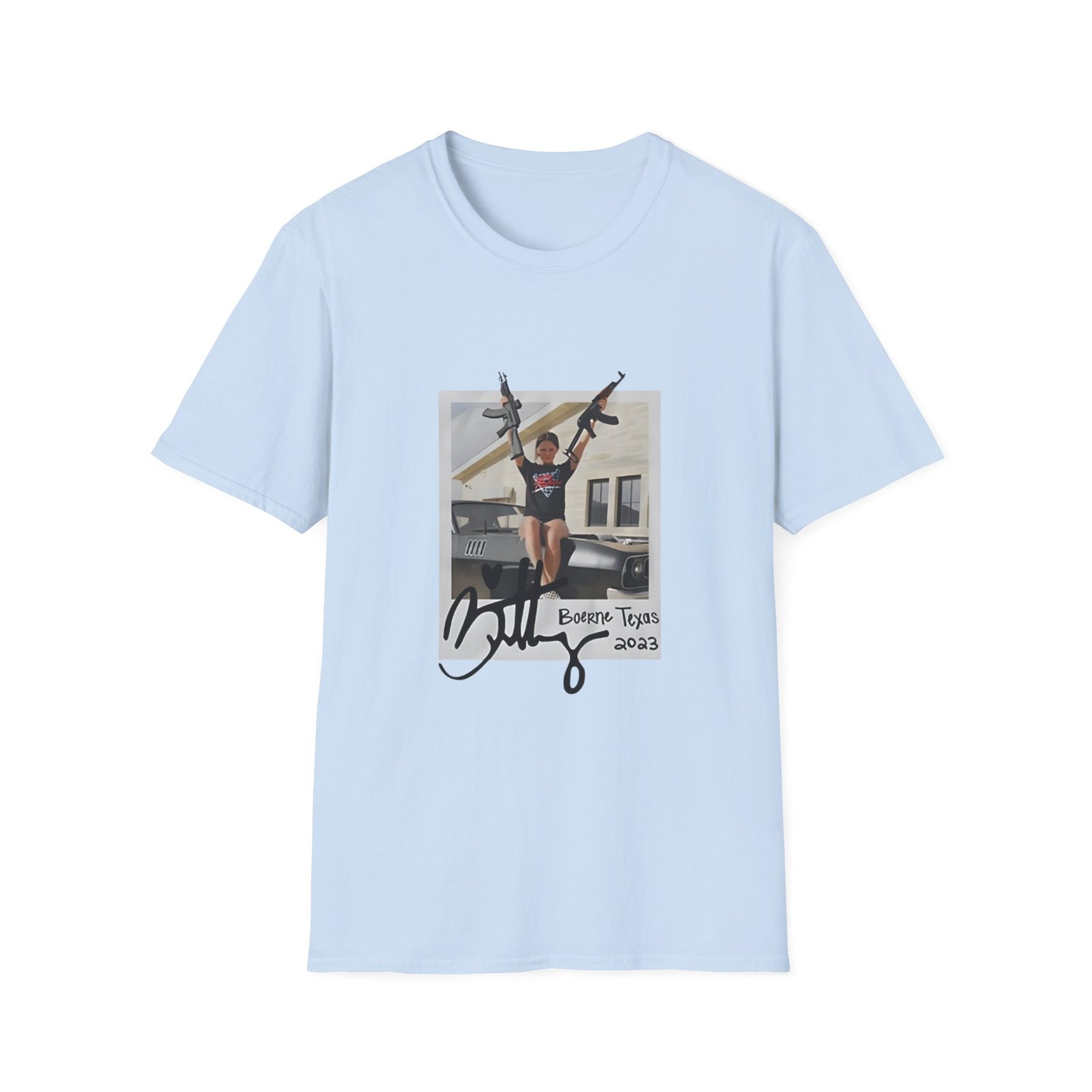 Roman Atwood Brittney in Texas Unisex Softstyle T-shirt