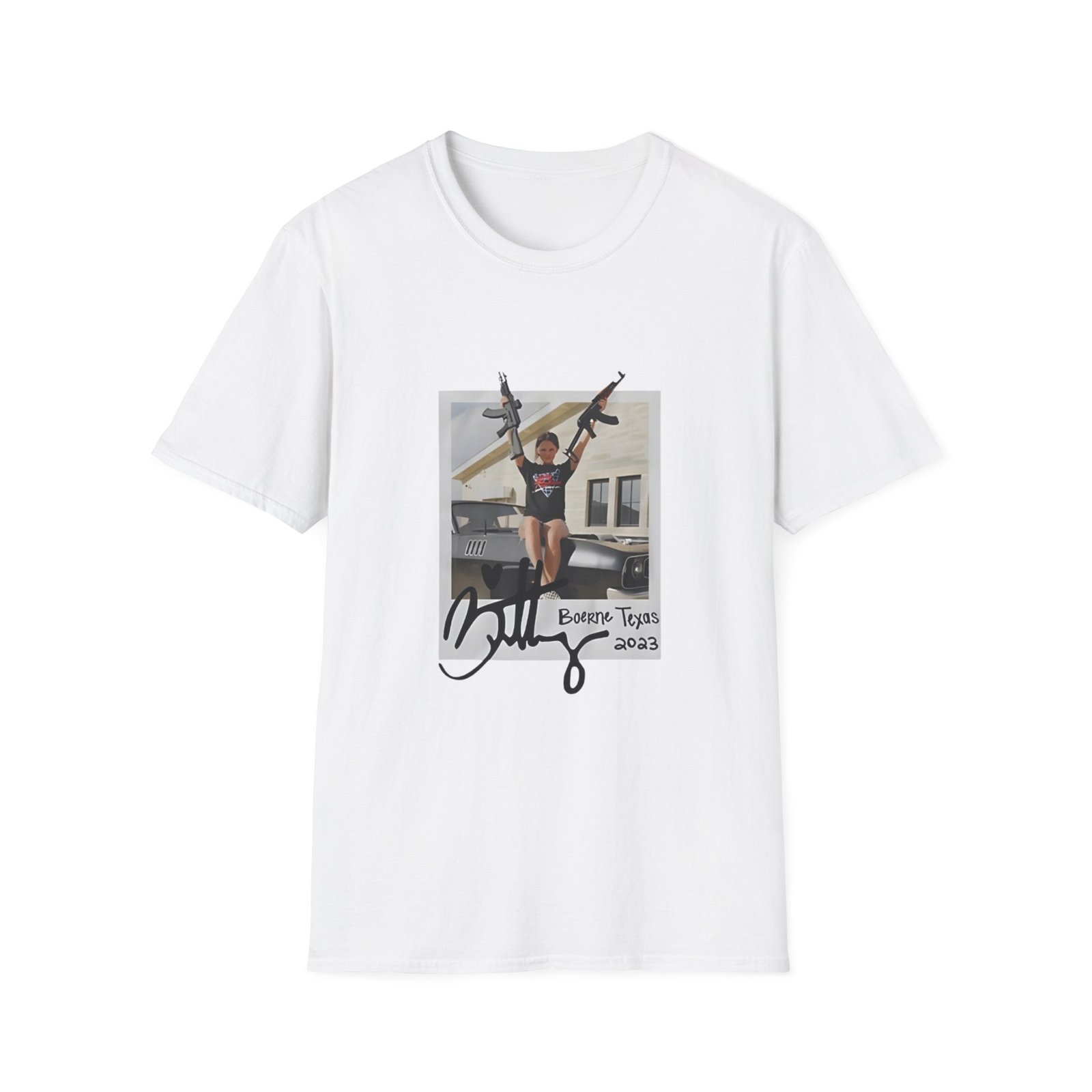 Roman Atwood Brittney in Texas Unisex Softstyle T-shirt