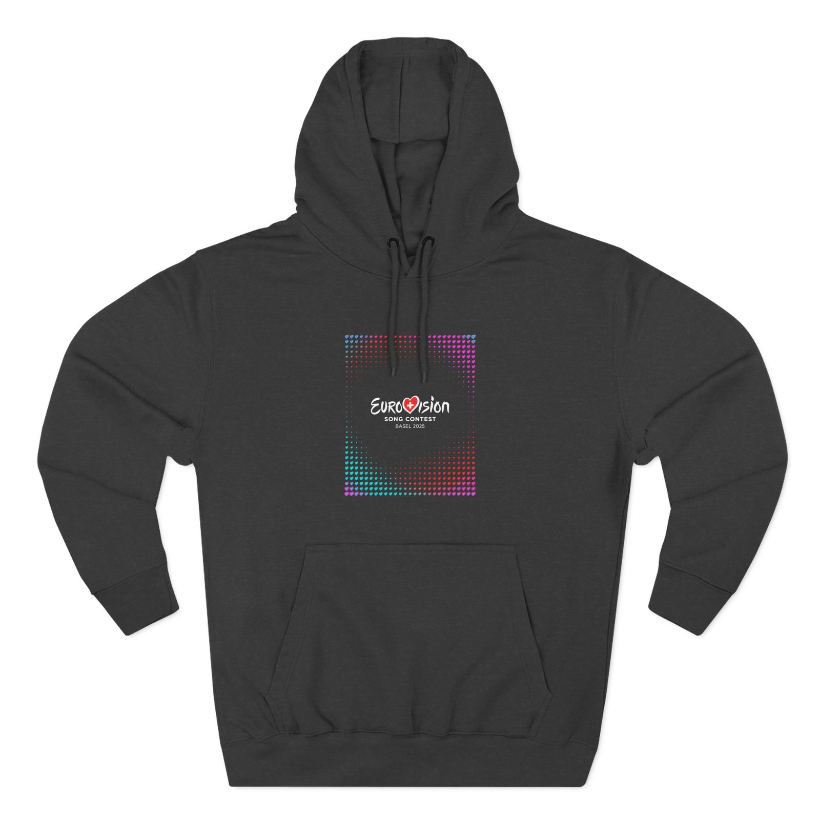 Eurovision Unity Shapes Love Three-panel Fleece Hoodie