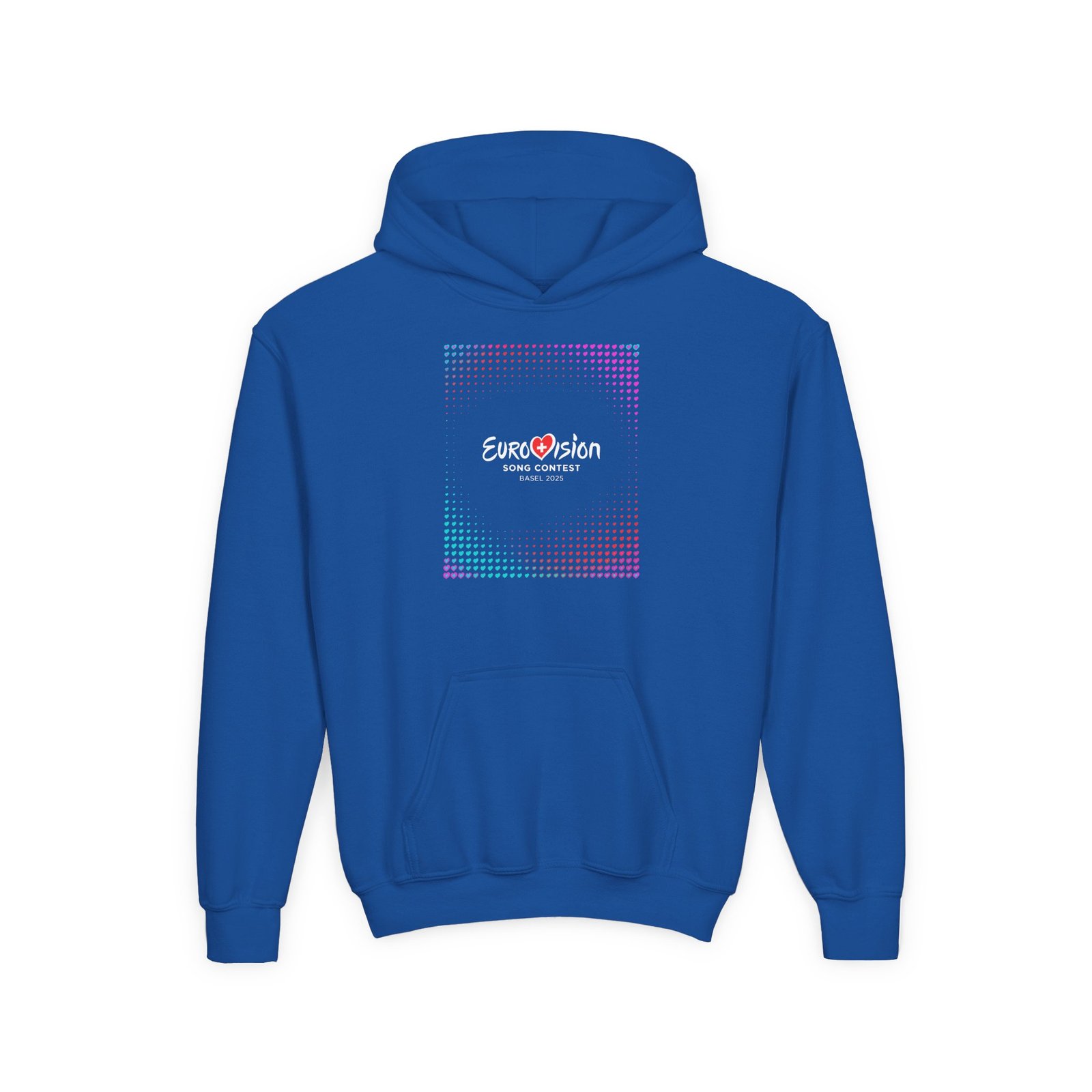 Youth Eurovision Unity Shapes Love Heavy Blend Hooded Sweatshirt