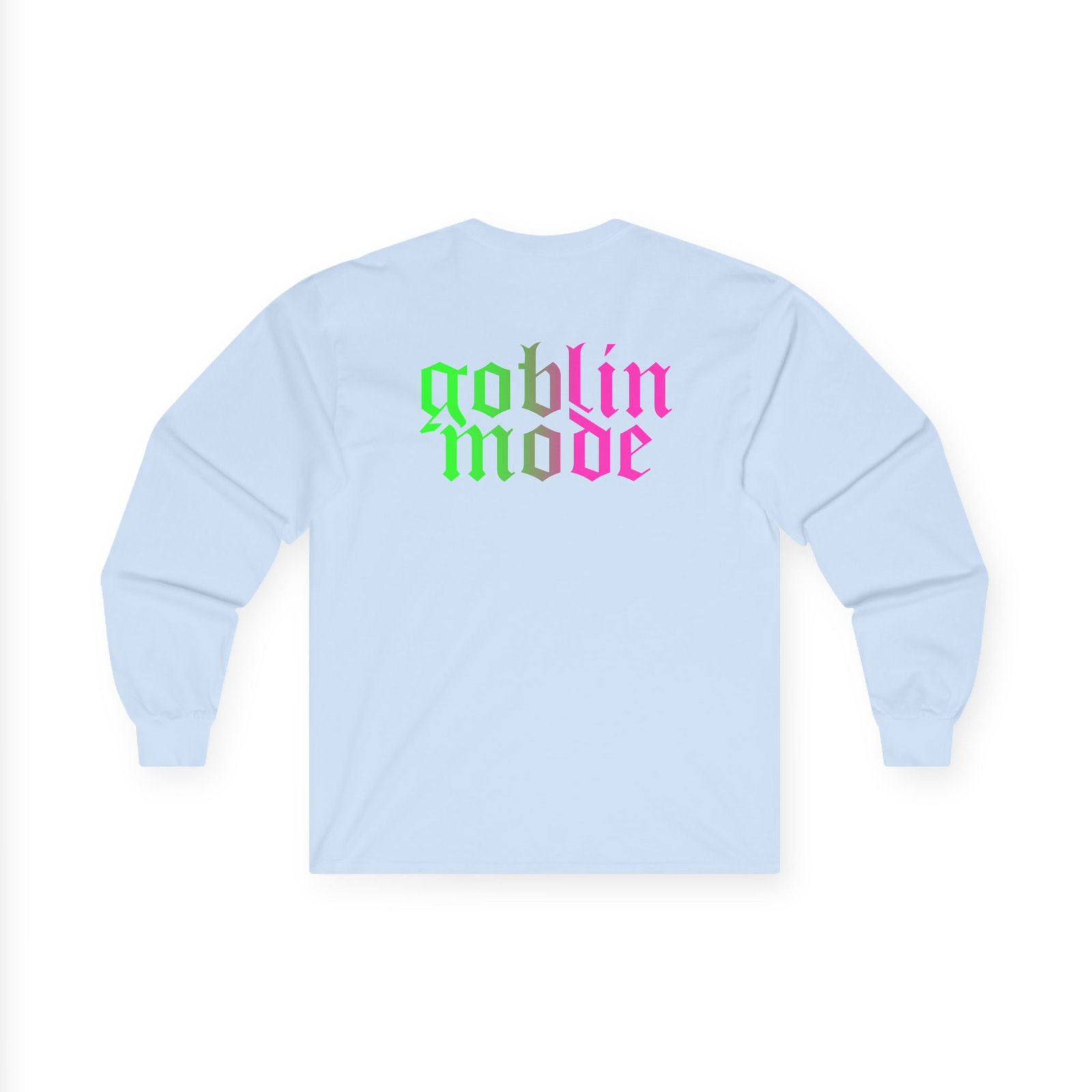 Nekrogoblikon Goblin Mode Wicked Ombre Unisex Ultra Cotton Long Sleeve Tee