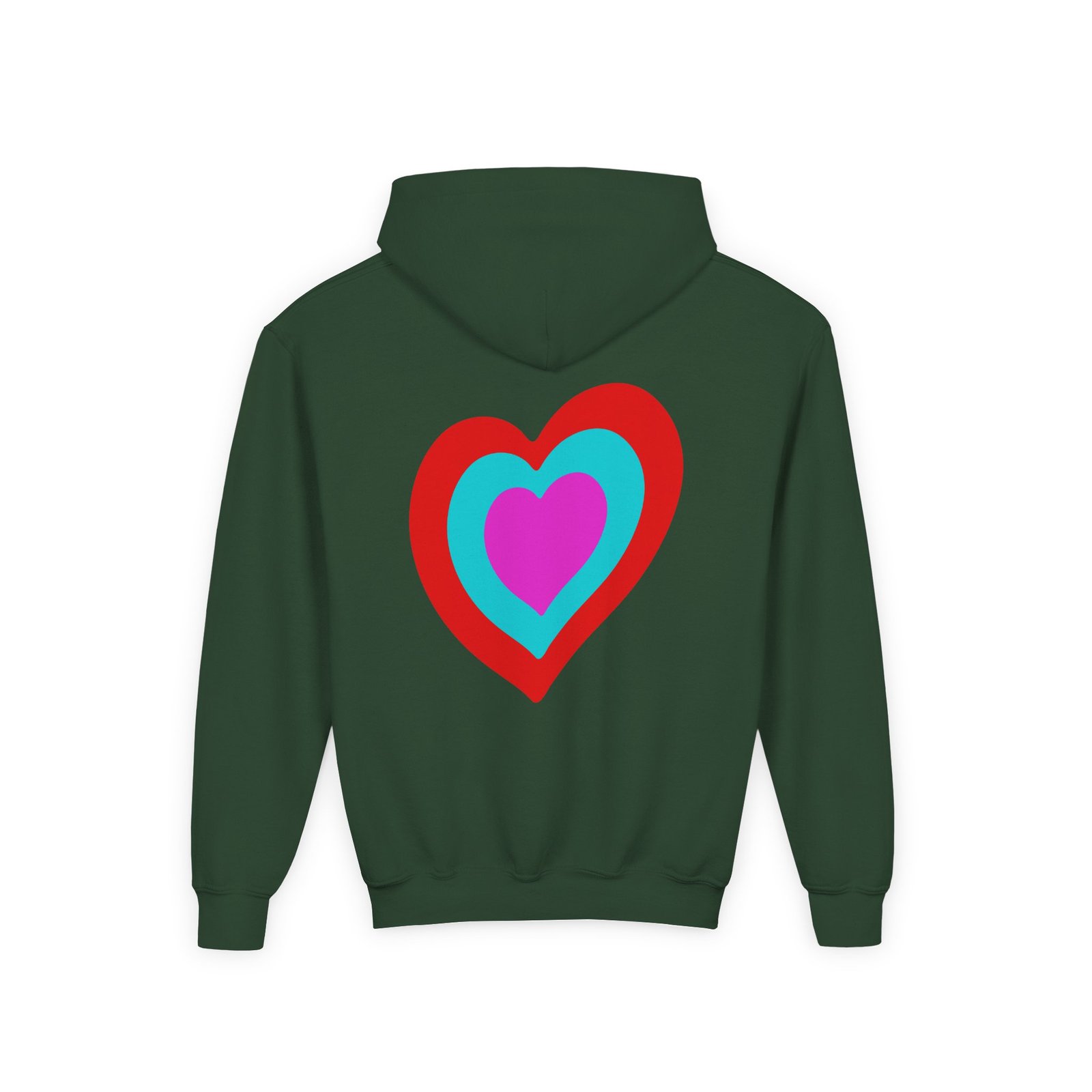 Youth Eurovision Heart Heavy Blend Hooded Sweatshirt