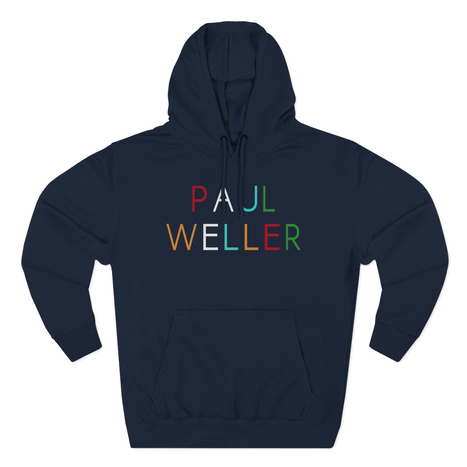 PWL Multicolour Logo Three-Panel Fleece Hoodie
