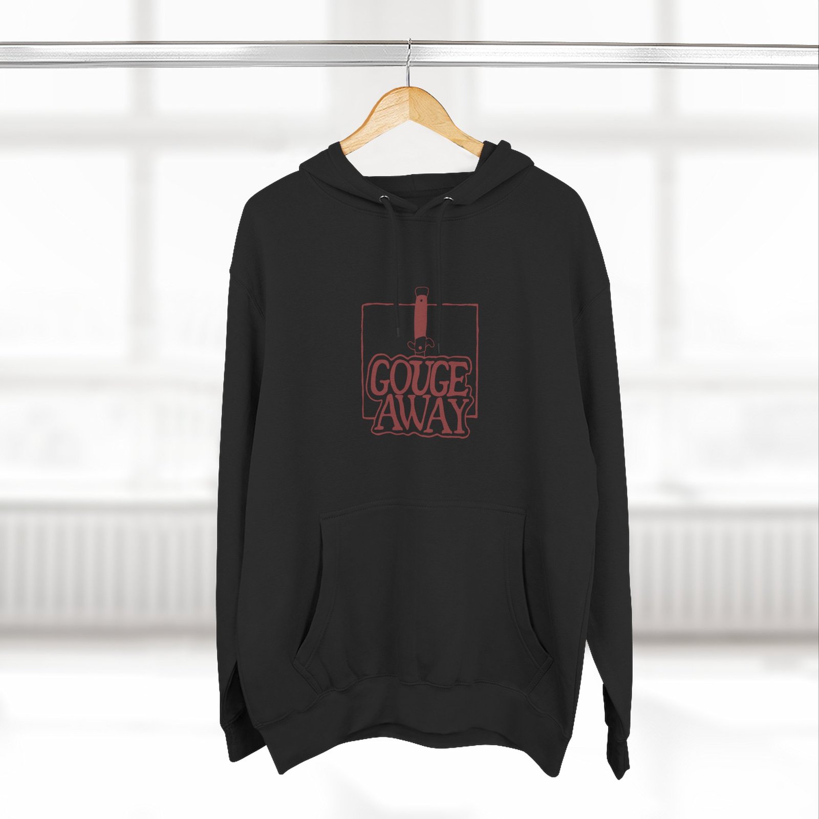 Gouge Away Knife Three-panel Fleece Hoodie