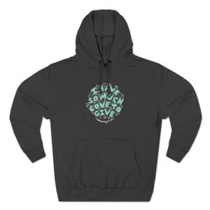 Dropout Exclusively To Cats Three-Panel Fleece Hoodie