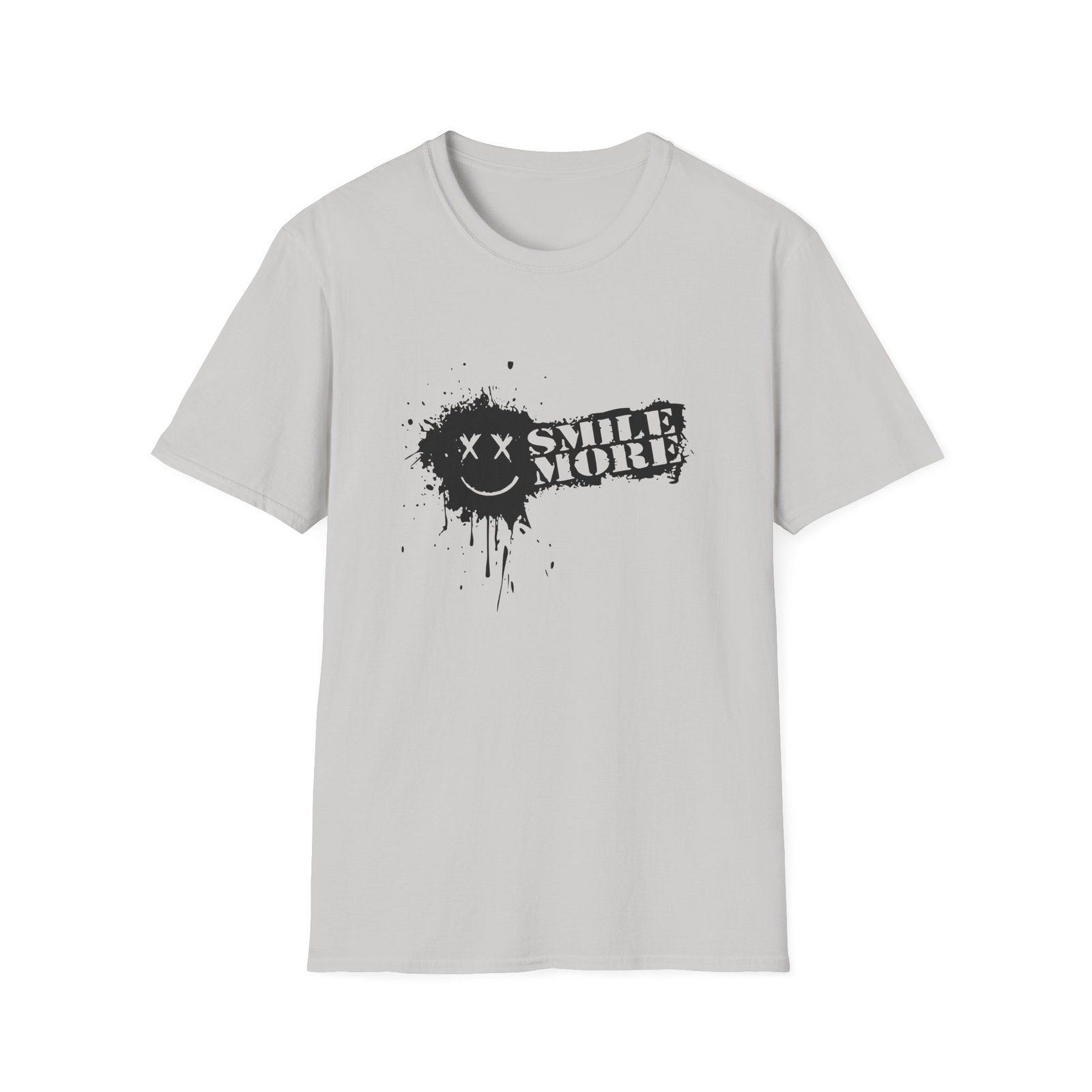 Roman Atwood Smile More Splatter Unisex Softstyle T-shirt
