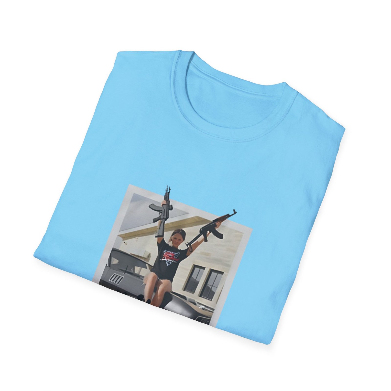 Roman Atwood Brittney in Texas Unisex Softstyle T-shirt