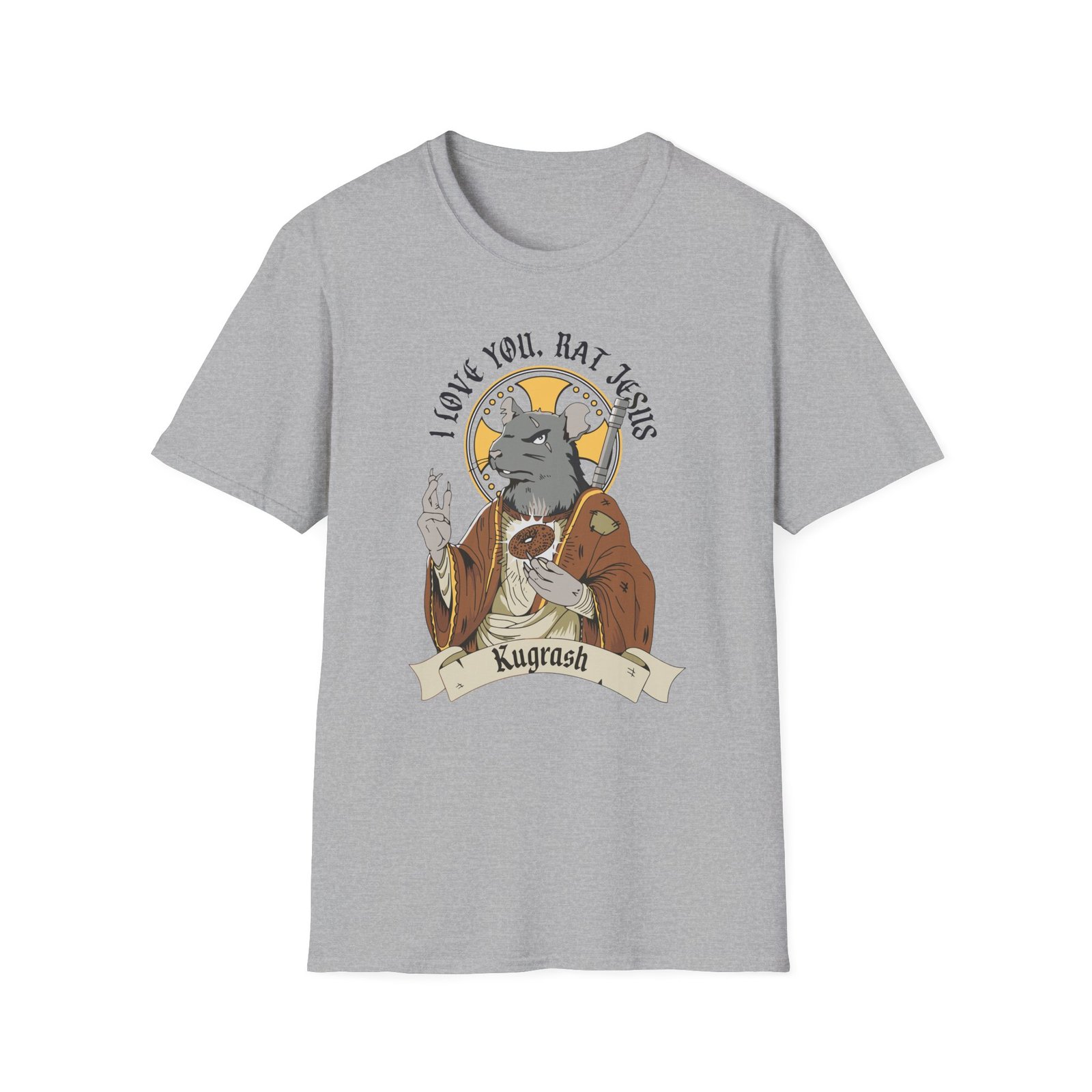 Dropout Rat Jesus Unisex Softstyle T-Shirt