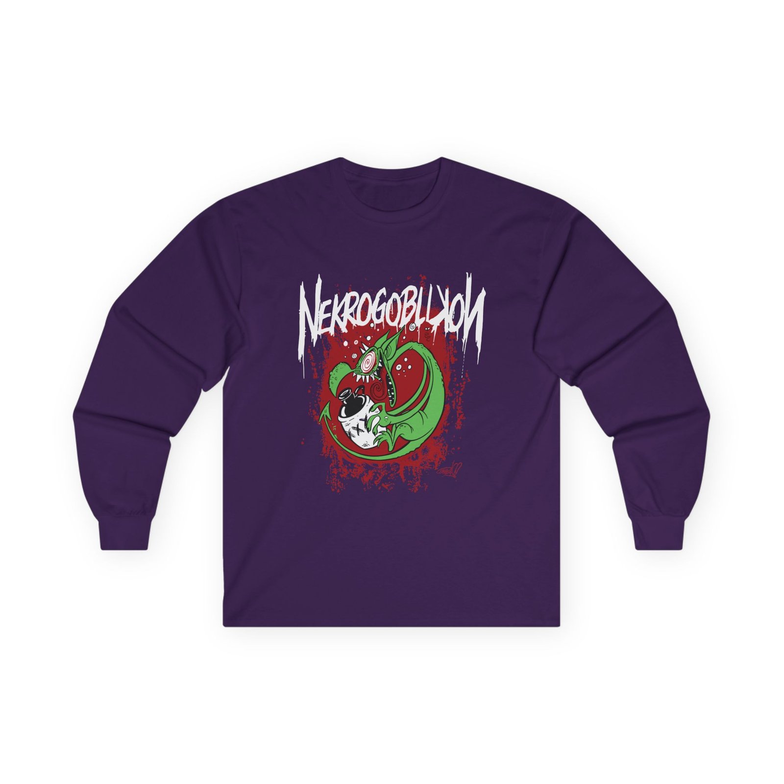 Nekrogoblikon Drunk Goblin Unisex Ultra Cotton Long Sleeve Tee