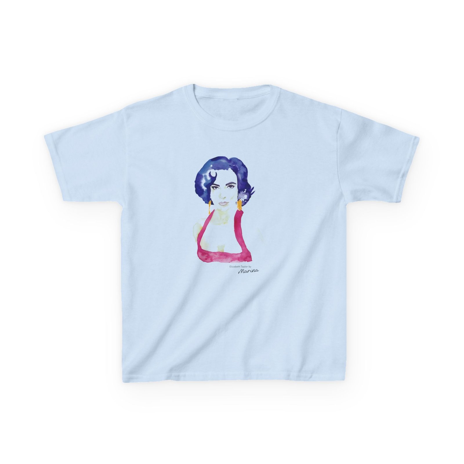 Kids Marina Elizabeth Taylor Illustration Heavy Cotton™ Tee
