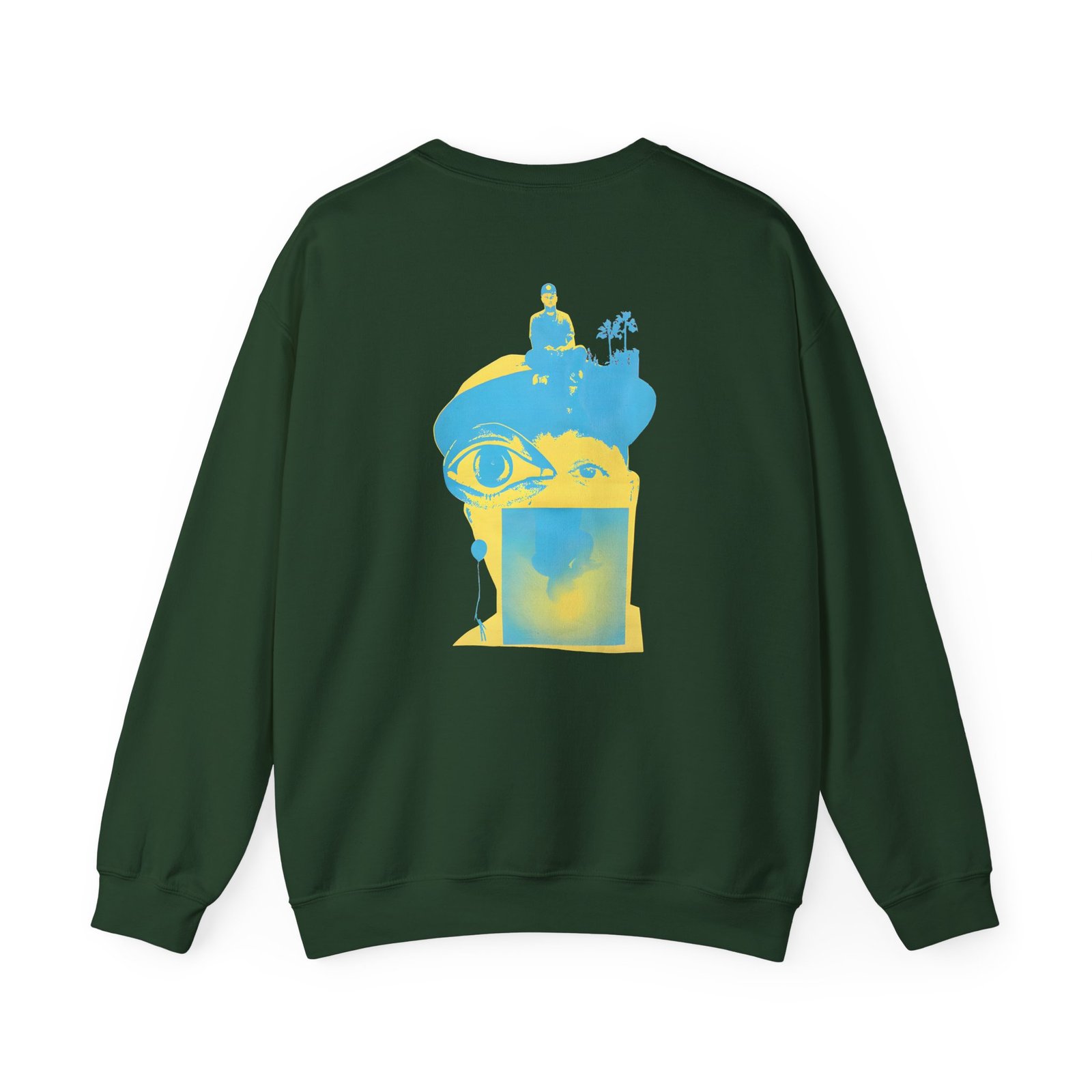 Mac Miller Balloonerism Eye Unisex Heavy Blend™ Crewneck Sweatshirt