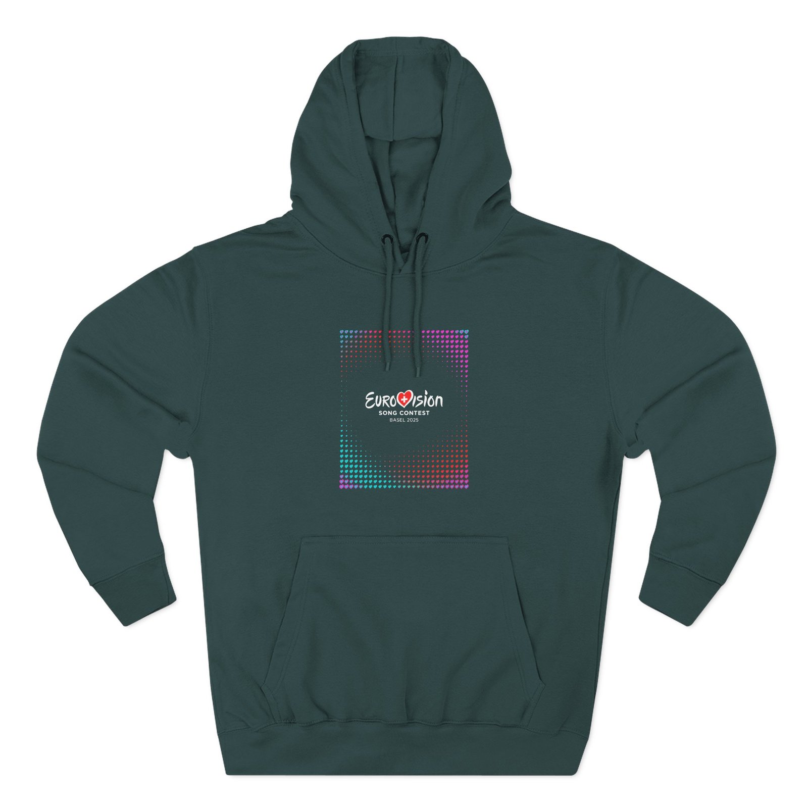 Eurovision Unity Shapes Love Three-panel Fleece Hoodie