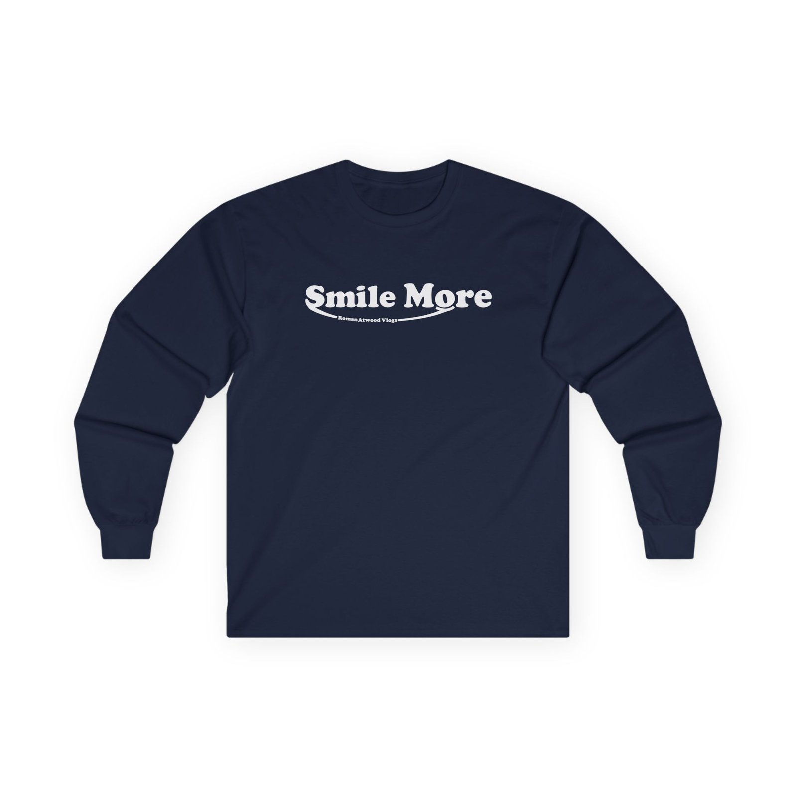 Roman Atwood Smile More Unisex Ultra Cotton Long Sleeve Tee