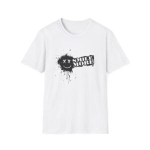 Roman Atwood Smile More Splatter Unisex Softstyle T-shirt