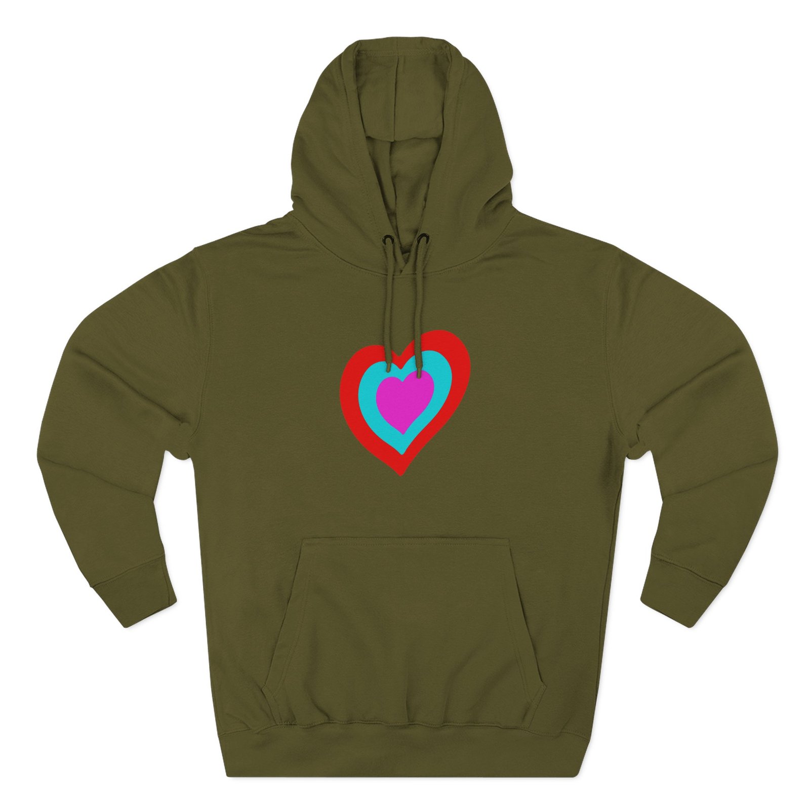 Eurovision Heart Three-panel Fleece Hoodie