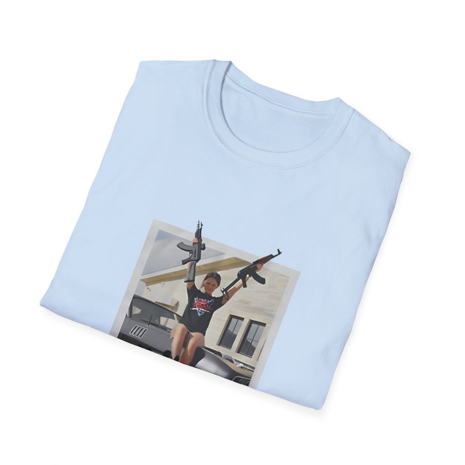 Roman Atwood Brittney in Texas Unisex Softstyle T-shirt