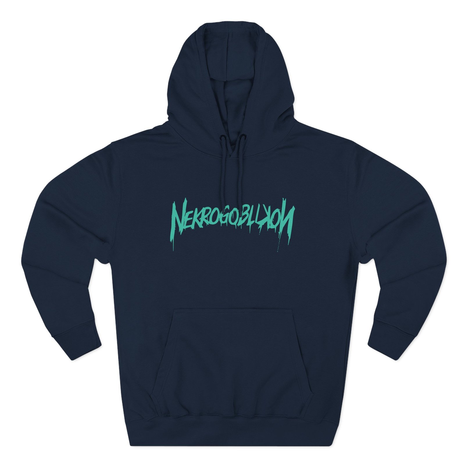Nekrogoblikon Goblin Mode Crystal Wash Three-panel Fleece Hoodie