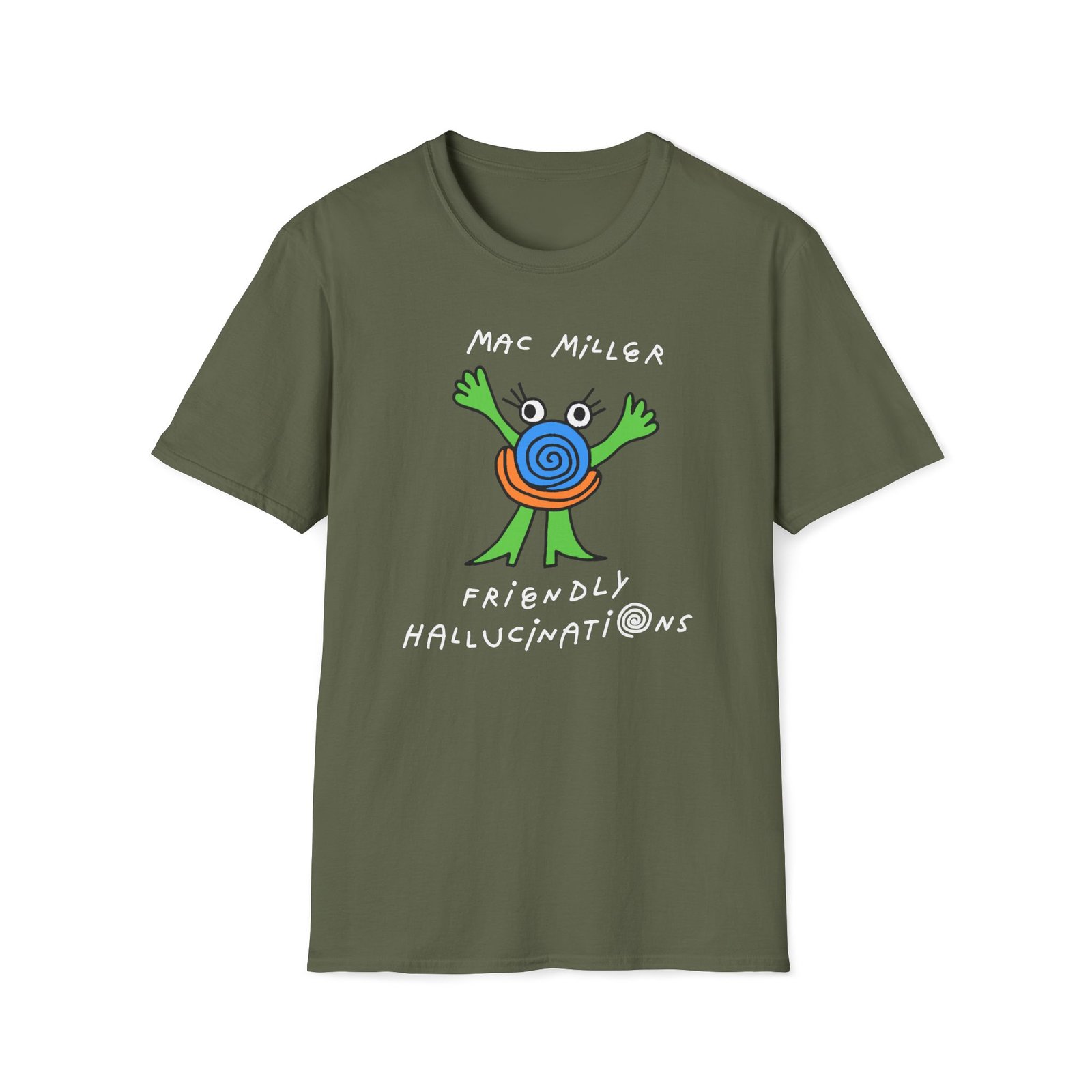 Mac Miller Friendly Hallucinations Unisex Softstyle T-Shirt