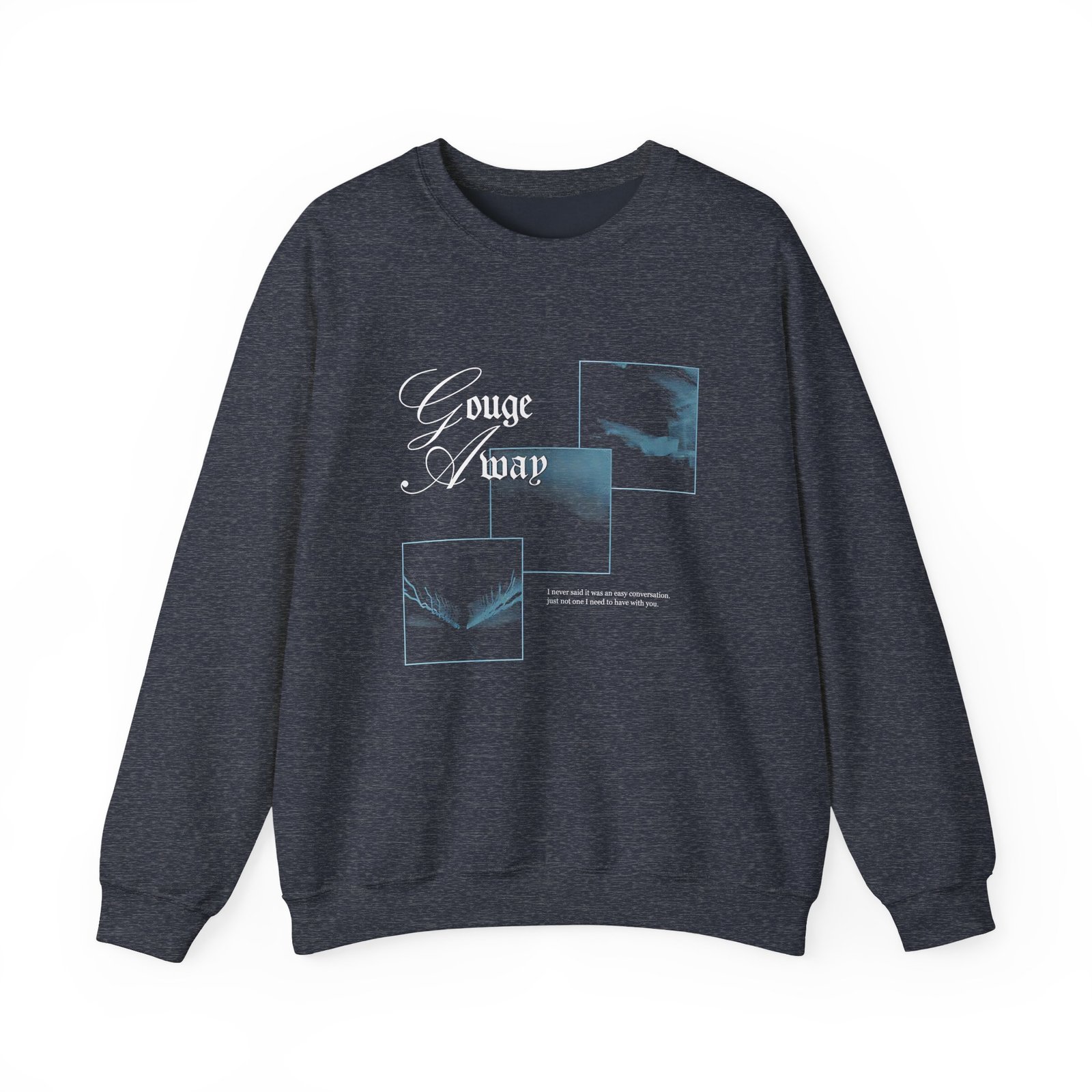 Gouge Away Idealized Unisex Heavy Blend Crewneck Sweatshirt