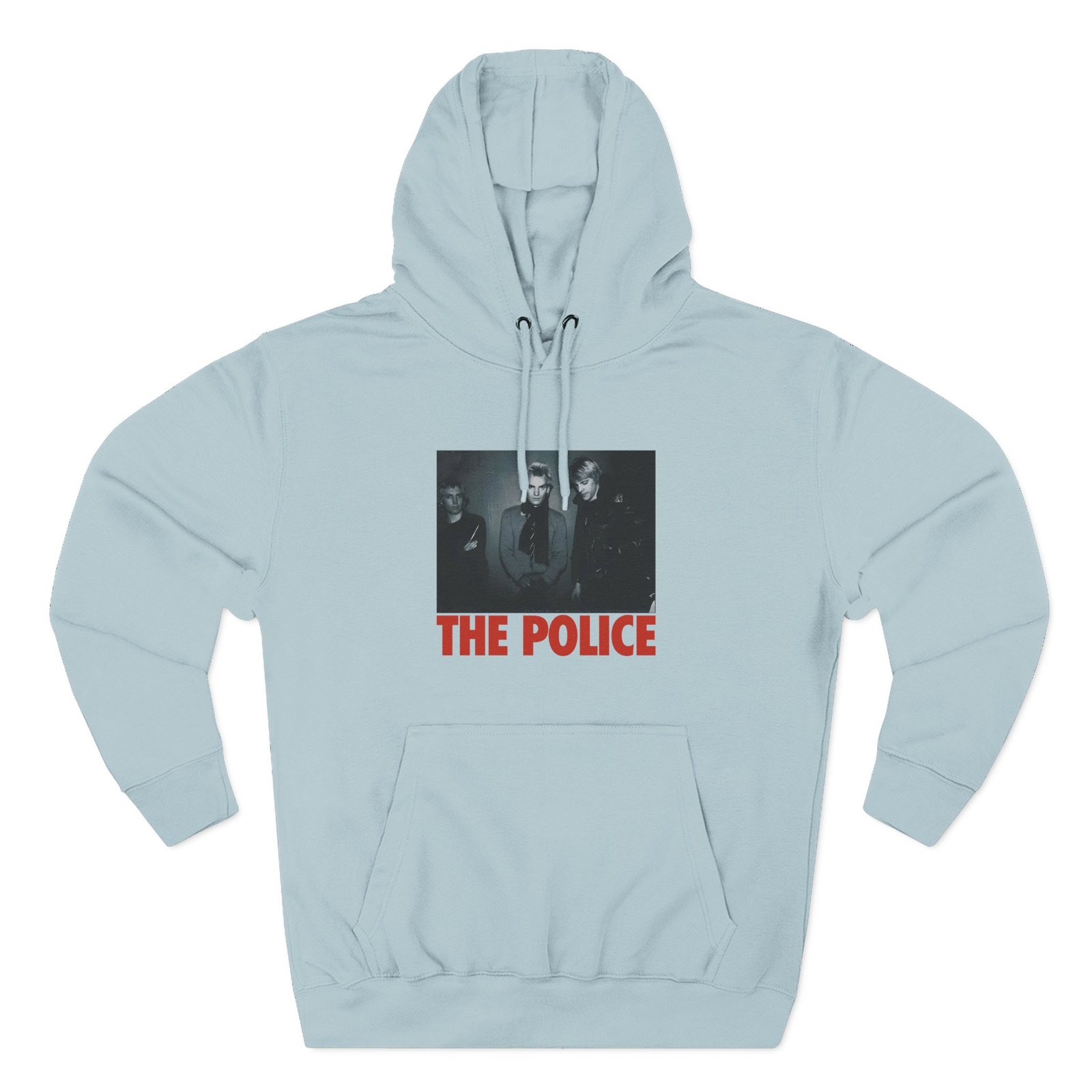 The Police Against the Wall Three-panel Fleece Hoodie