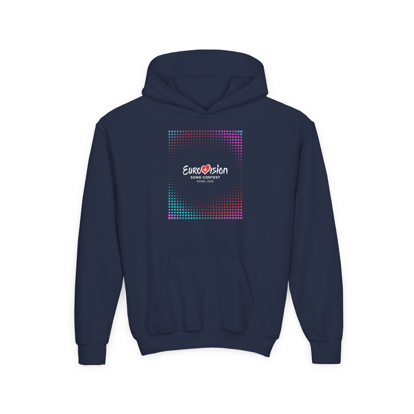 Youth Eurovision Unity Shapes Love Heavy Blend Hooded Sweatshirt