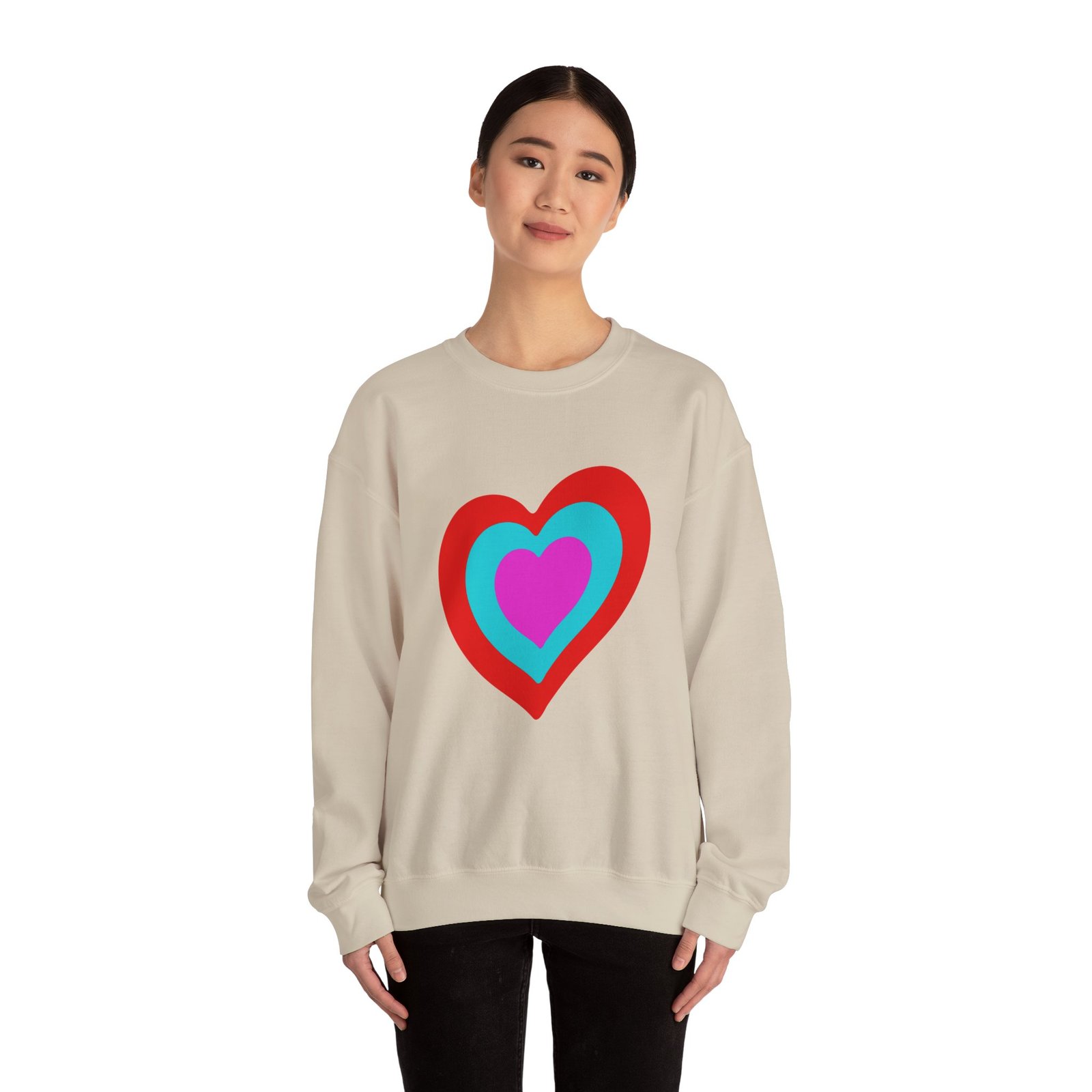 Eurovision Heart Unisex Heavy Blend Crewneck Sweatshirt